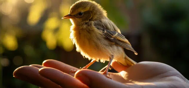 Soigner un oisillon trouvé dans le jardin : les étapes essentielles